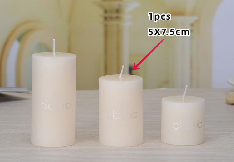 Scented Candle Classic Column Birthday Romantic