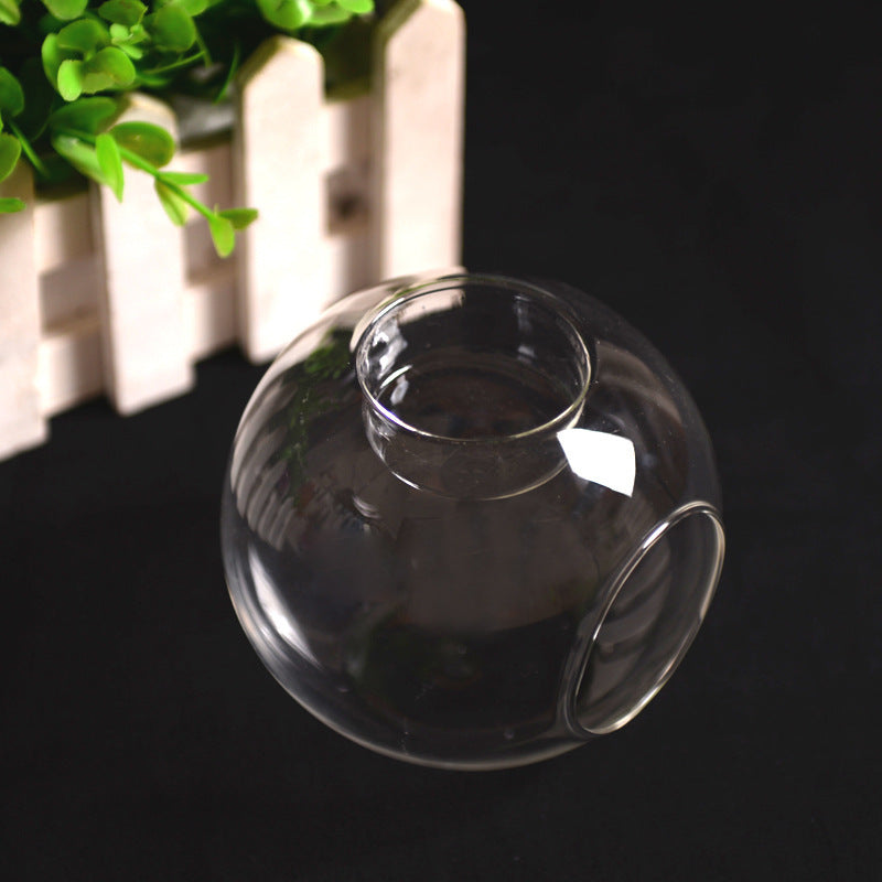 Creative Glass Candle Holder Round Candle Holder