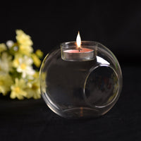 Creative Glass Candle Holder Round Candle Holder