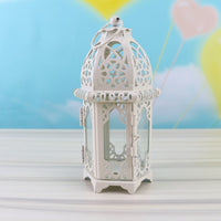 Metal wedding candle holder decoration