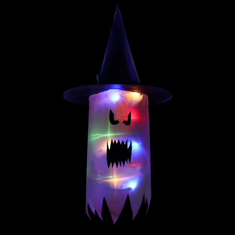 Cloth Art Ghost Halloween String Lights