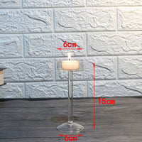 Candle Holder Glass Nordic High Foot Ornament