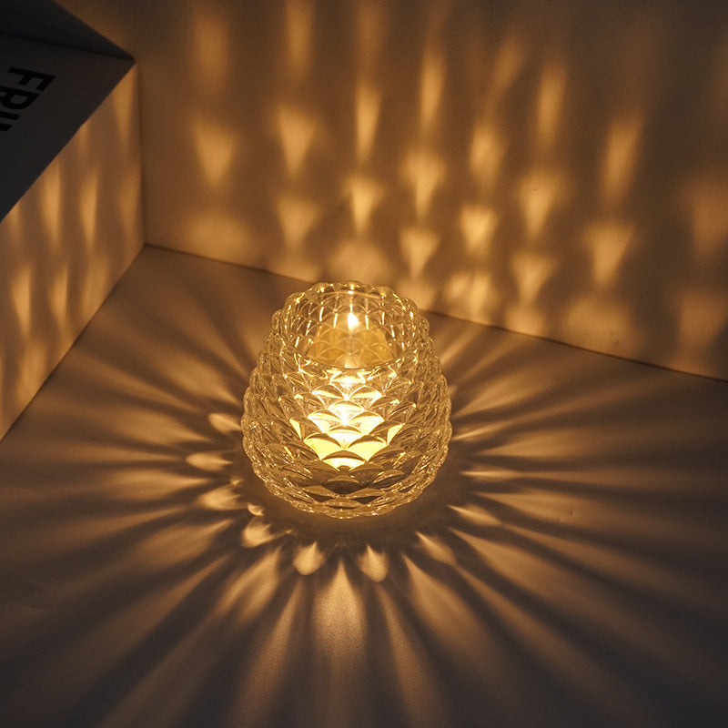 Tea Candle Glass Light And Shadow Romantic Candlelight