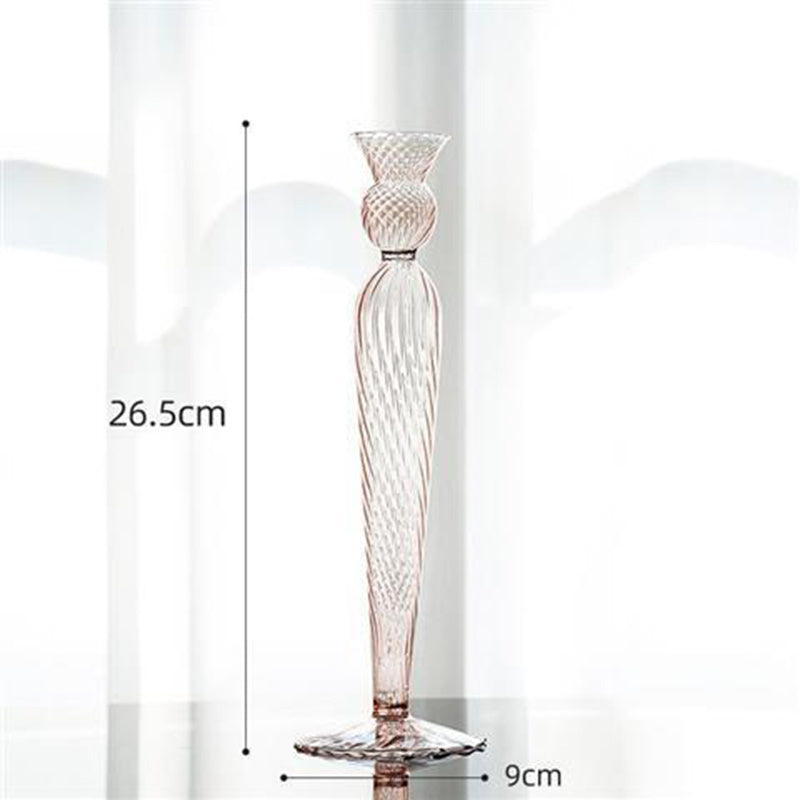 Ins Home Decoration Glass Candle Holder