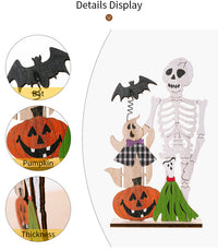 Halloween Decorations Wooden Desktop Ornaments Spring