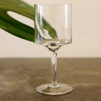 Tall Cup Transparent Glass Candle Holder