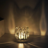 Tea Candle Glass Light And Shadow Romantic Candlelight