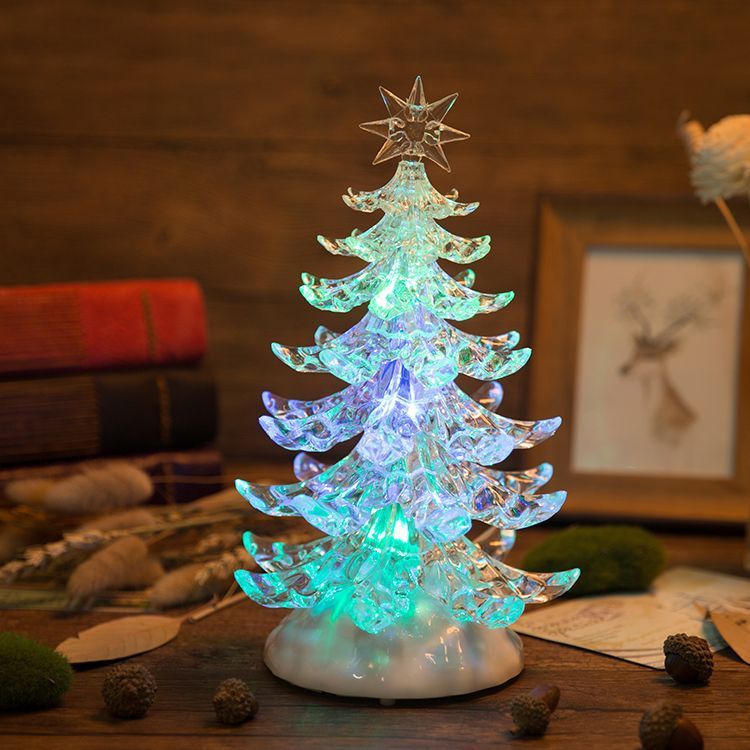 Colorful Christmas Tree Atmosphere Night Light