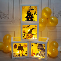 Halloween Balloon Boxes Black Transparent Box