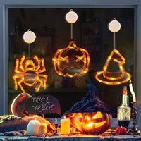 LED Lights Spider Pumpkin Hanging Ghost