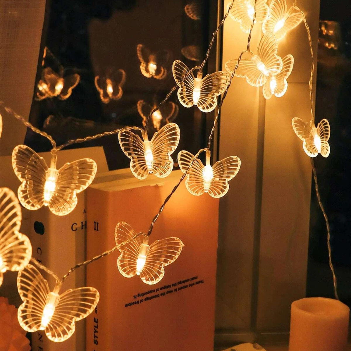 Butterfly Christmas Decoration Light String