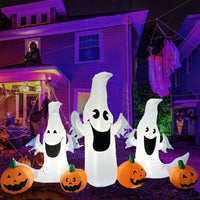 Halloween Inflatable Ghost With Pumpkin Slices