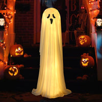 Halloween Props Luminous White Ghost Outdoor Decoration Ornaments