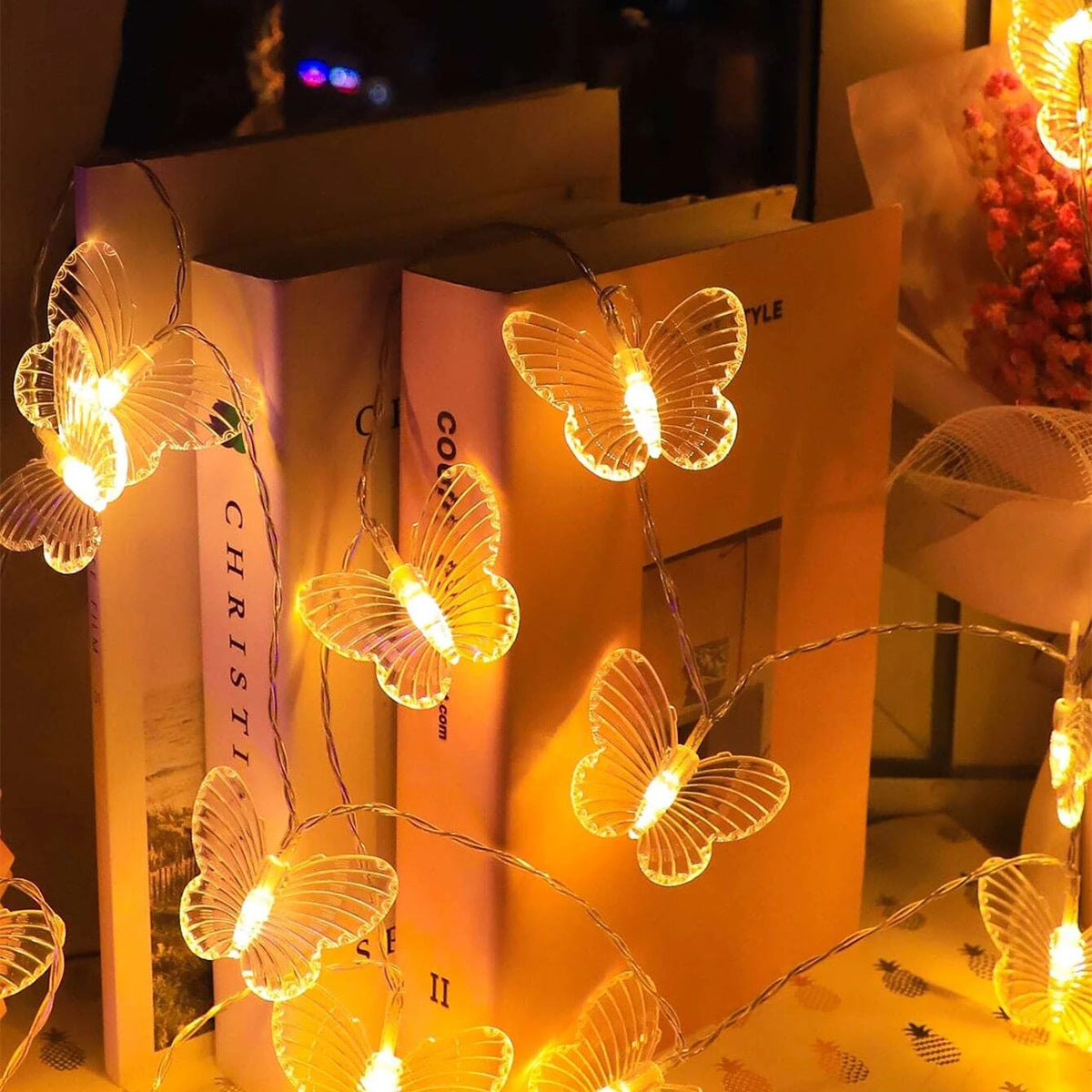 Butterfly Christmas Decoration Light String