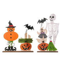 Halloween Decorations Wooden Desktop Ornaments Spring