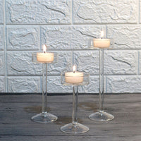 Candle Holder Glass Nordic High Foot Ornament