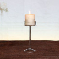 Candle Holder Glass Nordic High Foot Ornament